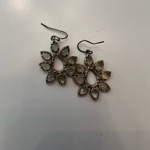 Kendra Scott Mini Nyla Earrings in Clear Stone